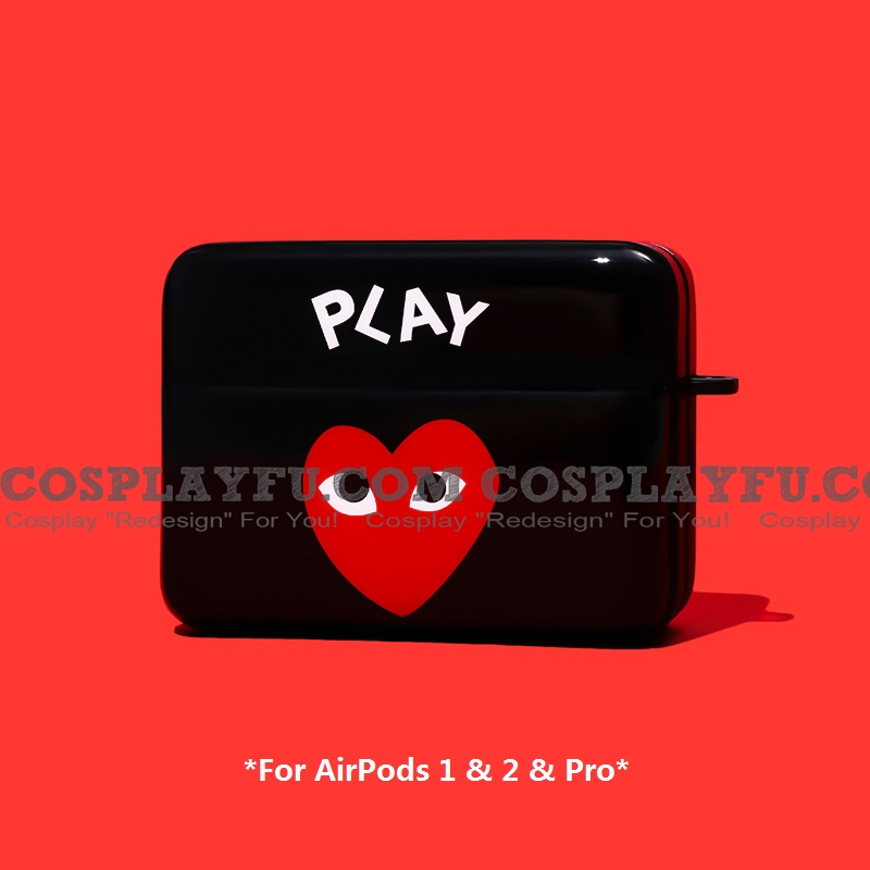 Cute Rouge Cœur | Airpod Case | Silicone Case for Apple AirPods 1, 2, Pro Cosplay